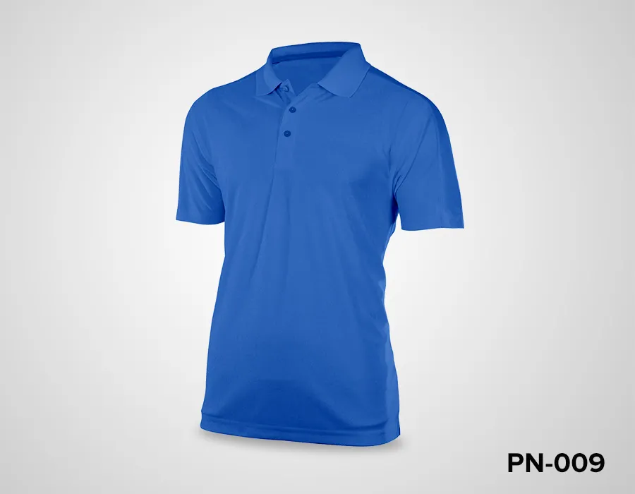 Blue Polo Neck Tshirt Printing Dubai