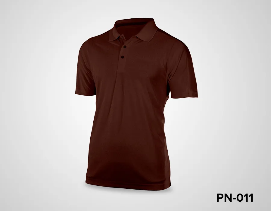 Brown Polo Neck Tshirt Printing Dubai