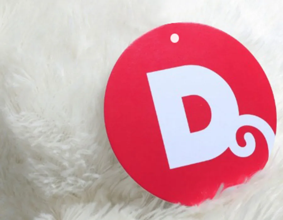 circle hang tag printing dubai