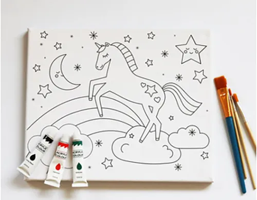 Coloring Canvas Printing Dubai