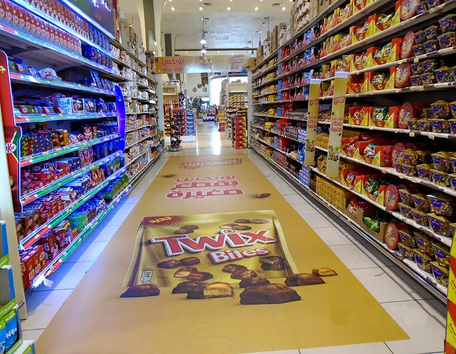 Floor Branding Sticker Dubai