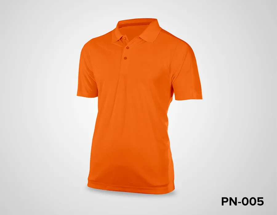 Orange Polo Neck Tshirt Printing Dubai