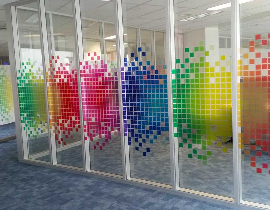 Printed Frosted Sticker Dubai