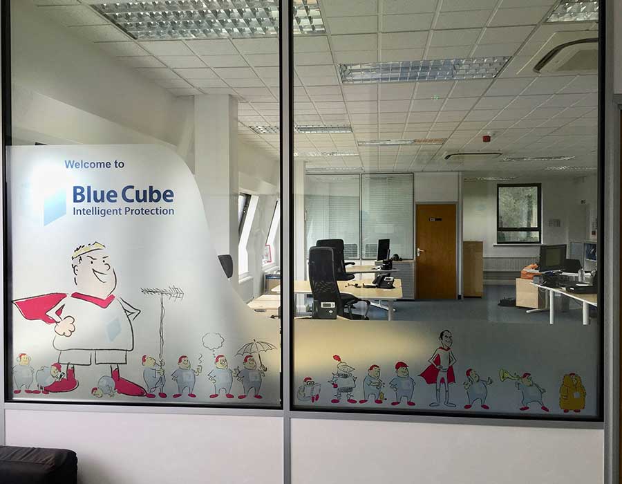 Printed Frosted Sticker Dubai