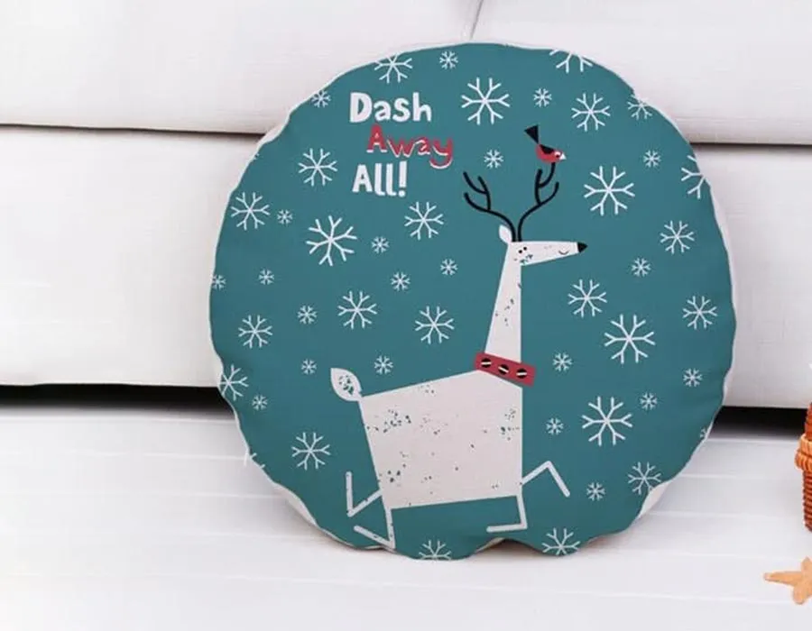 round cushion cover ptinting dubai