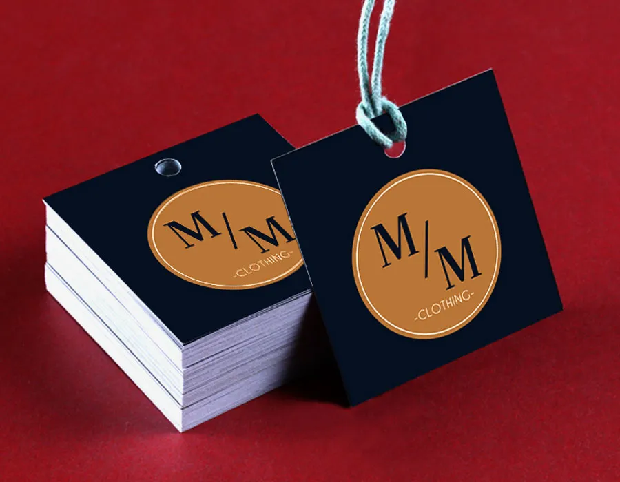 square hang tag printing dubai