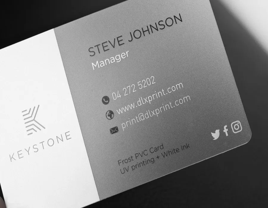Black Plastic Business Cards Dubai