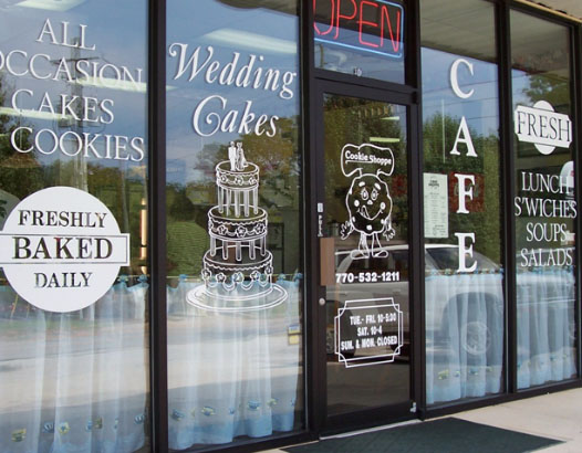 Window Lettering Sticker Dubai