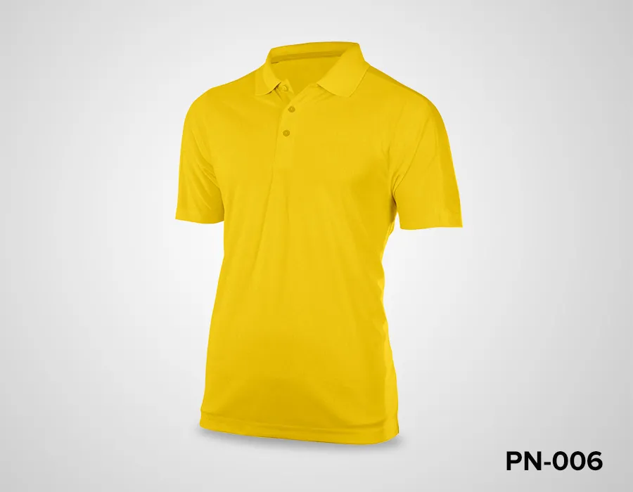 Yellow Polo Neck Tshirt Printing Dubai